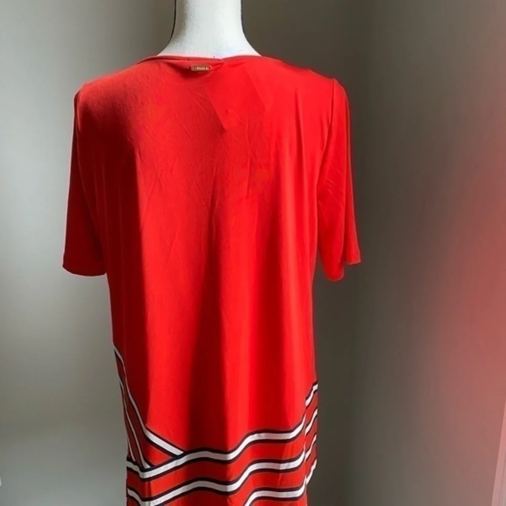 Calvin Klein Asymmetrical Red Blouse Size S NWT - Picture 3 of 6